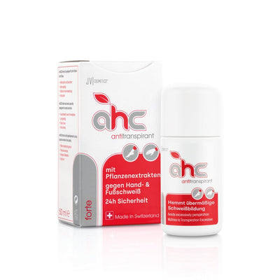 JV Cosmetics - AHC forte Antitranspirant - gegen Schwitzen an Händen und Füssen (50 ml) 50 ml (1er P