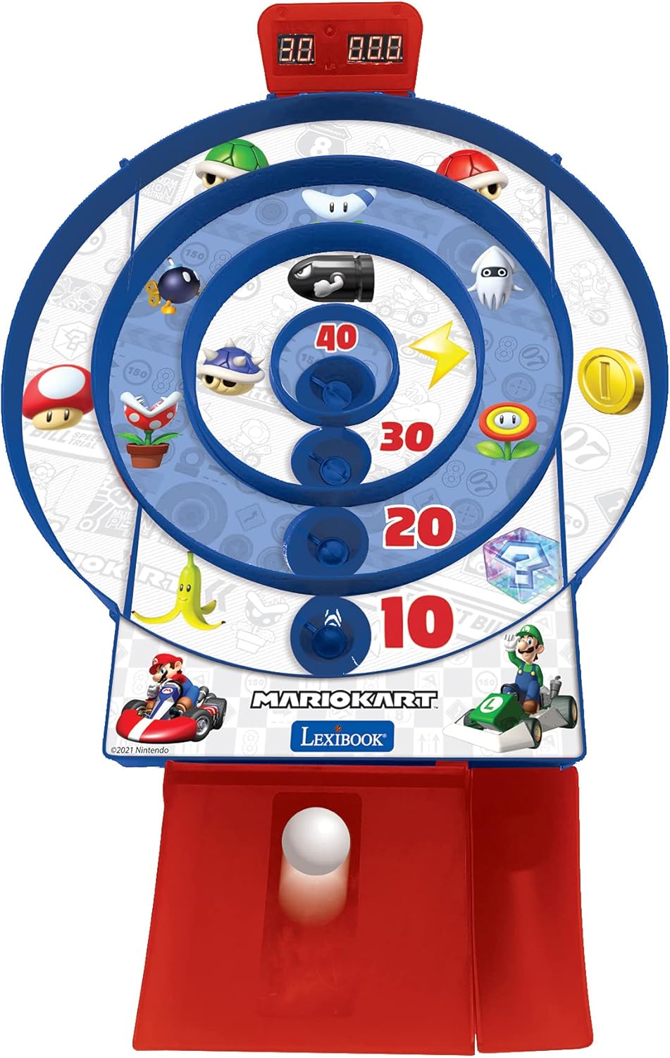 Lexibook, Mario Kart, Skee Ball, Elektronisches Geschicklichkeitsspiel, JG995NI