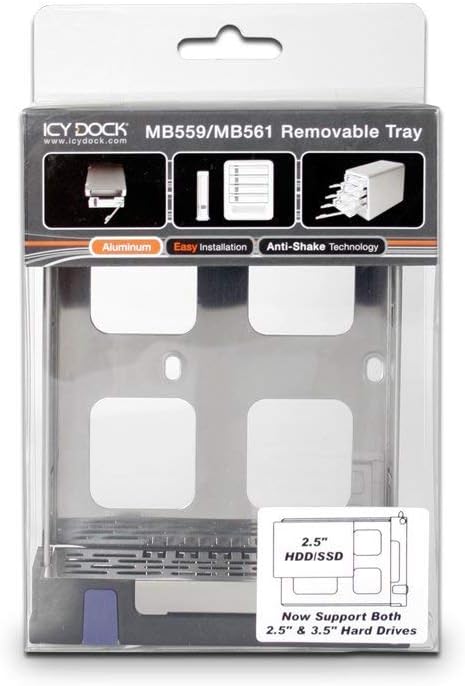 ICY DOCK Extra-Einschub für MB15x / MB45x / MB876 Serien EZ-Tray MB453Tray-2B Extra-Einschub für MB1