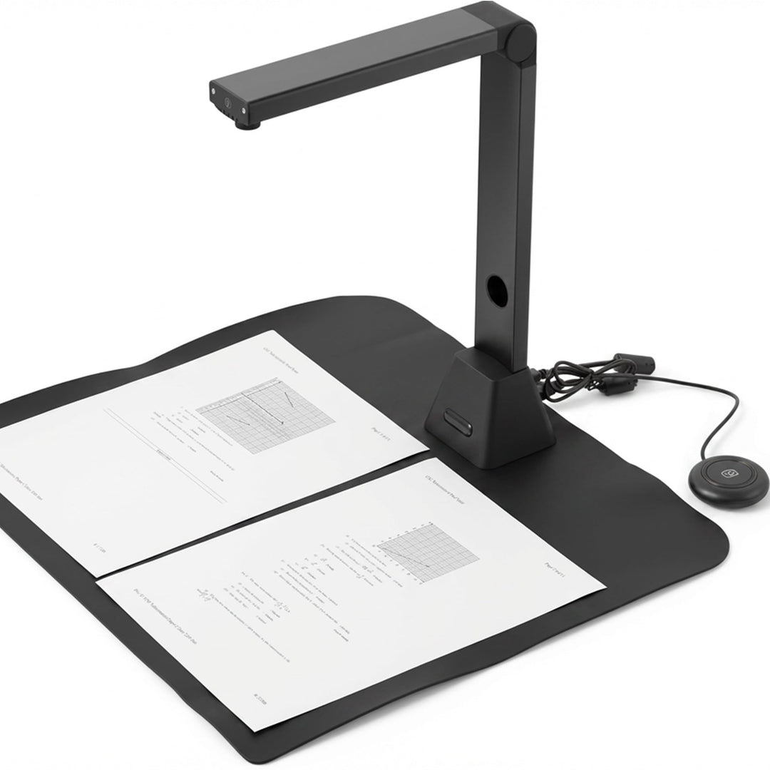 Dokumentenscanner A3 Scanner 22MP: OCR für 130 Sprachen USB Dokumentenkamera mit 4 LED für Schule Bü