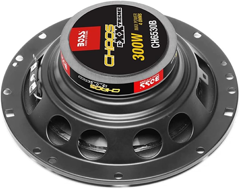KIT Set FÜR BOSS Audio Systems CH6530B 2 Koaxiallautsprecher 3-Wege 16,5 cm 6,5" 150 Watt RMS 300 Wa