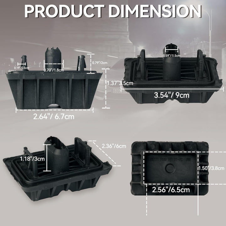 Wagenheber Aufnahme Adapter Gummiauflage Hebebühne Gummiblock Wagenheberaufnahme Pad für BMW E81 E82