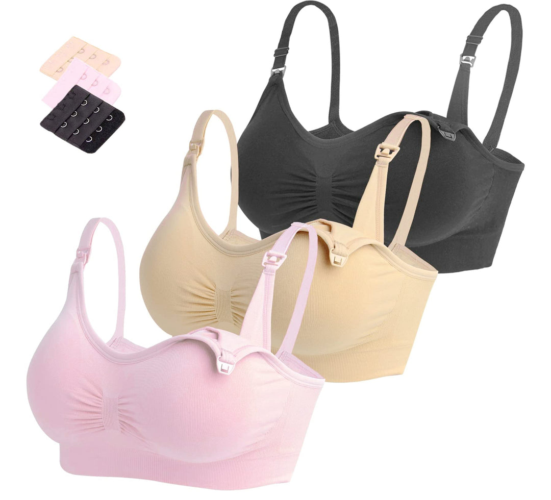 Srizgo Still BH Damen 2er / 5er Pack Schwangerschaft Still-BHS zusätzlichen BH-Verlängerungen Ohne B