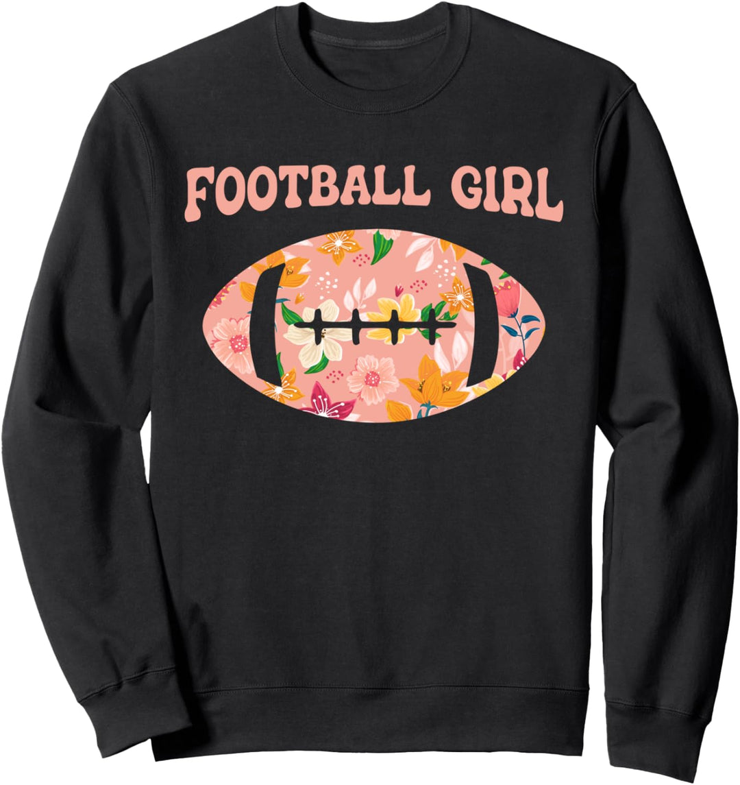 Football Girl Team Sport Footballer - American Football Sweatshirt