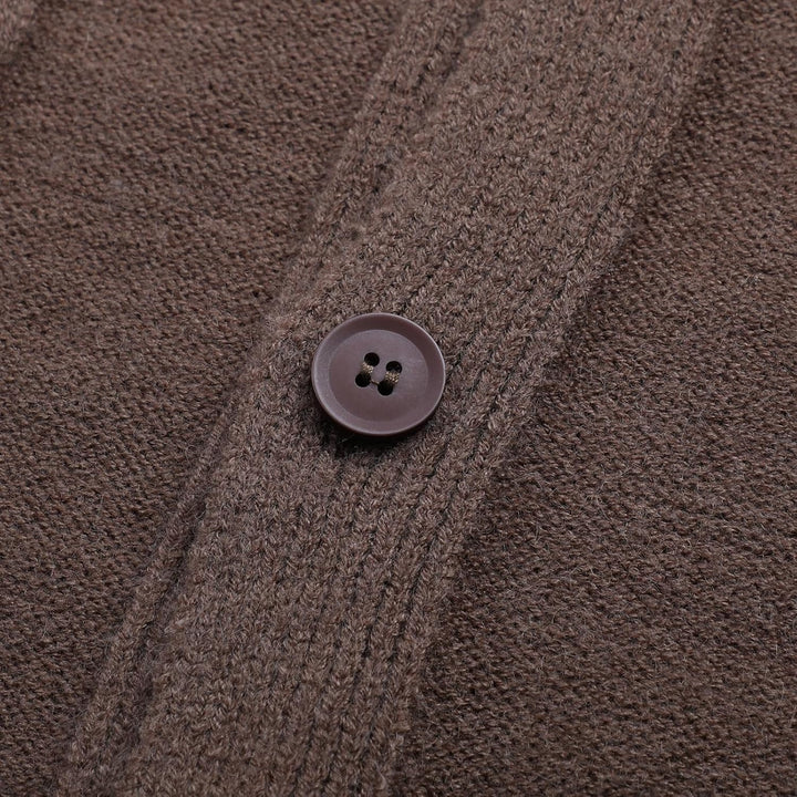 Pullover für Herren Rollkragen Strickjacke Strickpullover Gestrickte Knöpfe Twisted Thermal Langarm