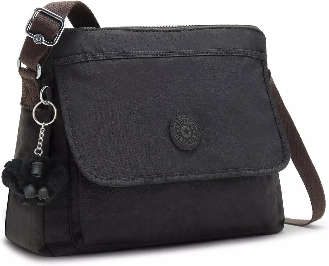 Kipling Damen Aisling Umhängetasche Black Noir, Black Noir