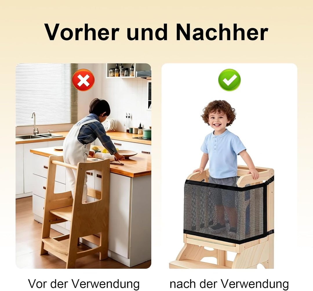 Kleinkinderturm Sicherheitsnetz 110x45CM,Doppelschicht,Kids Tower Sicherheitsnetz Für Kinder Spielen