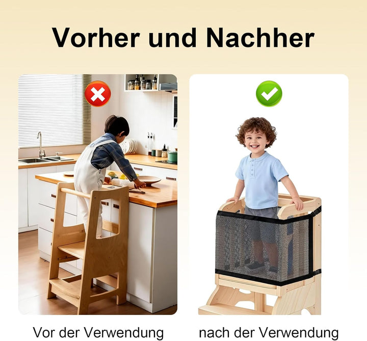Kleinkinderturm Sicherheitsnetz 110x45CM,Doppelschicht,Kids Tower Sicherheitsnetz Für Kinder Spielen