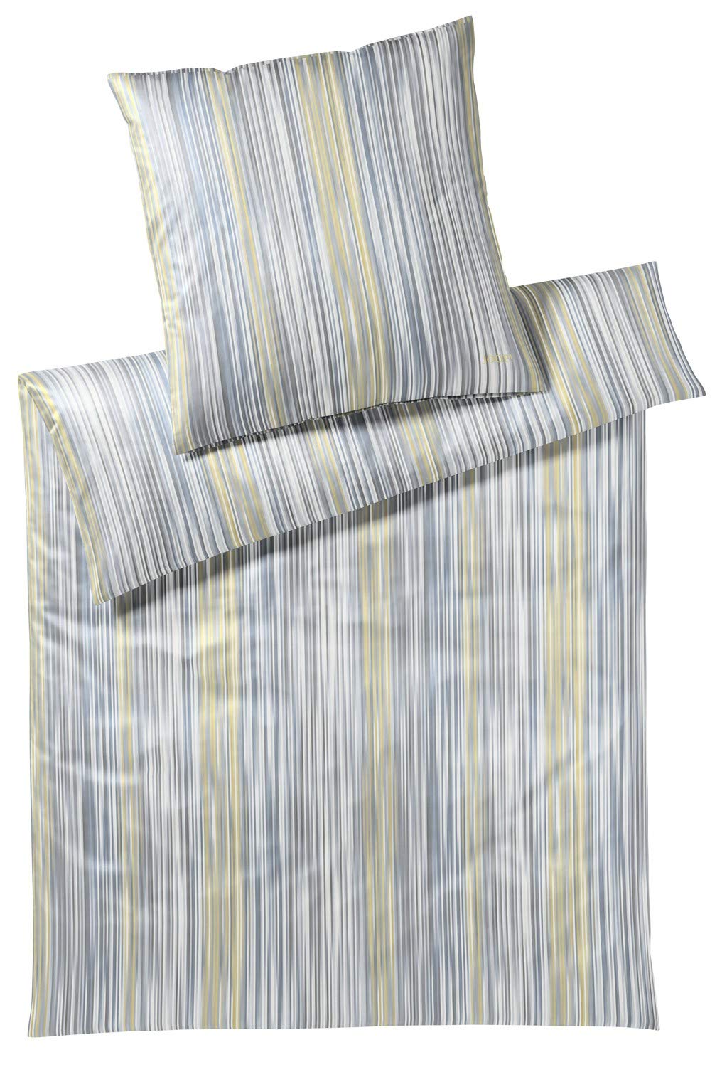 Joop! Bettwäsche Pinstripe lemon 1 Bettbezug 200 x 200 cm + 2 Kissenbezüge 80 x 80 cm 1 Bettbezug 20