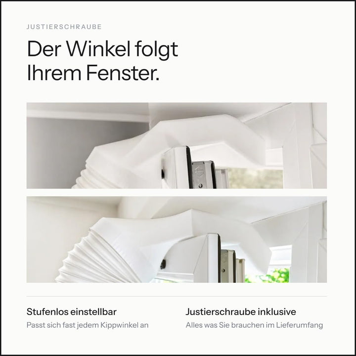 Extra Breiter Fensteradapter 35 cm für mobile Klimaanlagen – Kippfenster Abluftadapter mit 150 mm Sc