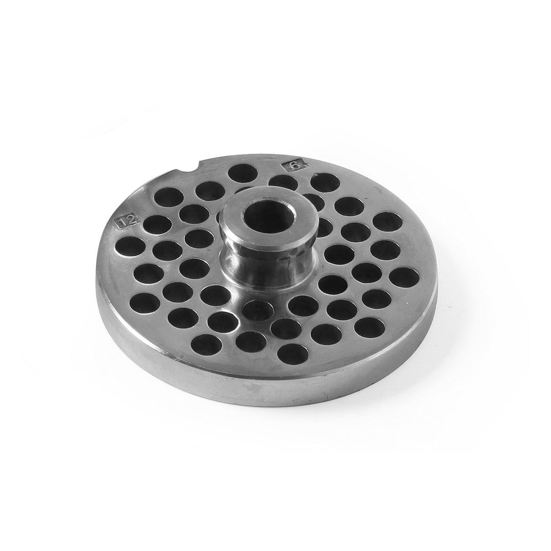 HENDI Sieb, für HENDI Fleischwolf 210819, Lochdurchmesser ø8mm, ø82mm, Edelstahl Sieb ø8mm, Sieb ø8m