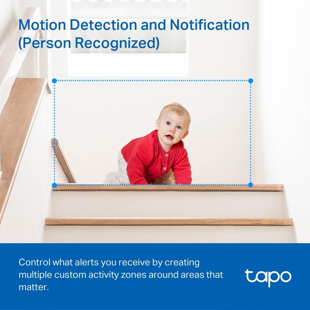 Tapo C200C 360°-WLAN-Überwachungskamera für den Innenbereich, 1080P, Nachtsicht, Bewegungserkennung,