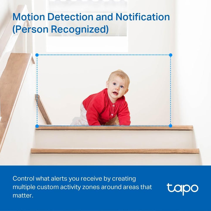 Tapo C200C 360°-WLAN-Überwachungskamera für den Innenbereich, 1080P, Nachtsicht, Bewegungserkennung,