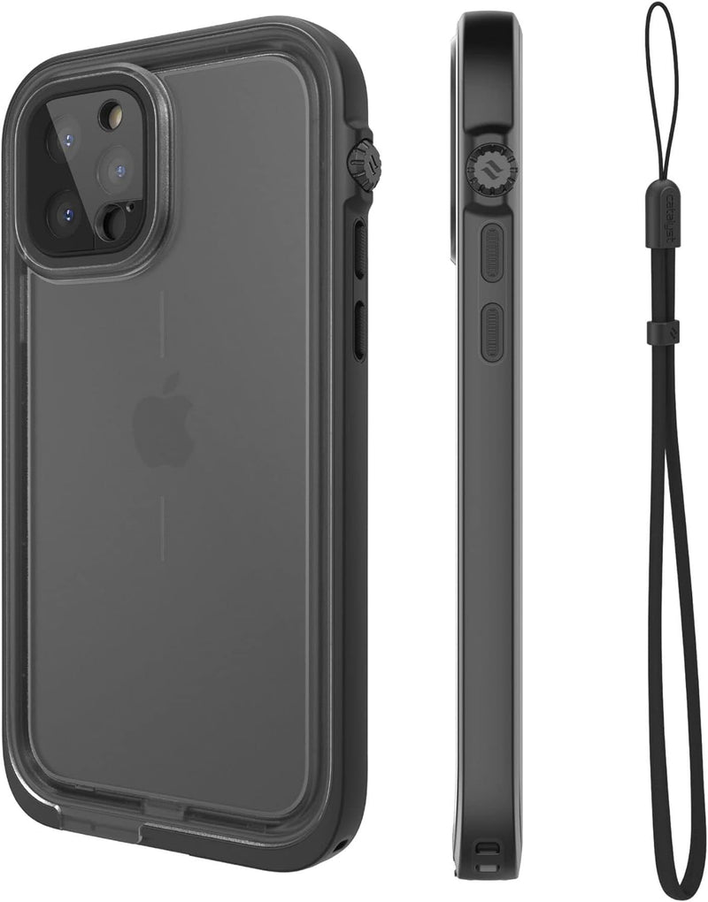 Catalyst wasserdichte Schutzhülle iPhone 12 Schwarz - CATIPHO12BLKM, Catalyst Etui Total Protection