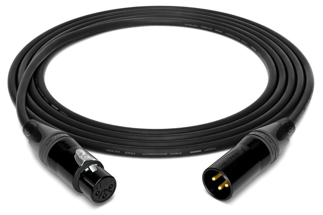 enoaudio Mogami 2534 Quad Professionel Studio Kabel Symmetrische Mikrofon | Neutrik Gold XLR female