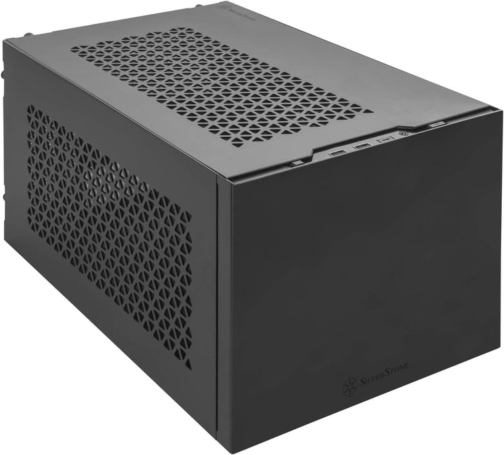 SilverStone Technology SUGO 15, Schwarz, Mini-ITX, Aluminium, Unterstützt Grafikkarten in voller Län