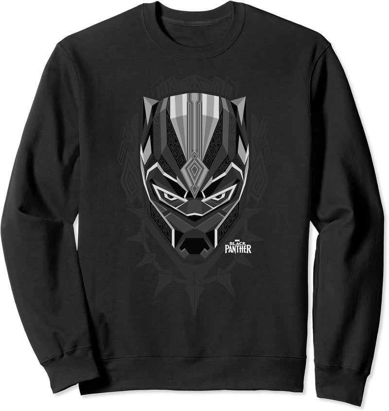 Marvel Black Panther Mask Portrait Sweatshirt