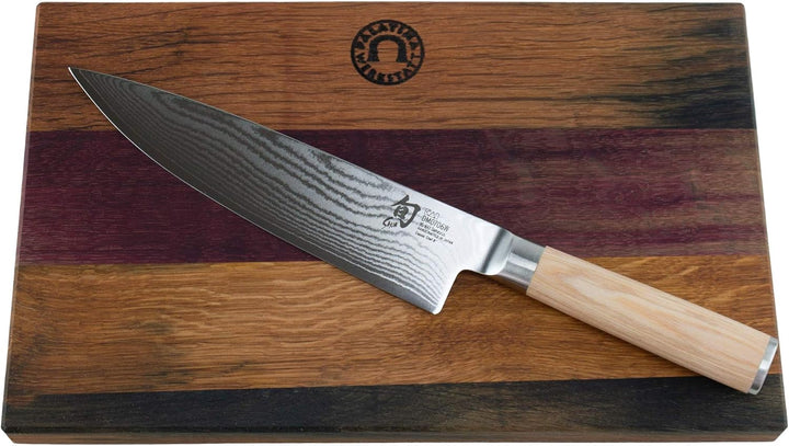 KAI Shun Messer – Classic White Set DM-0706W – Damastmesser mit 20cm Klinge – Japanisches Kochmesser