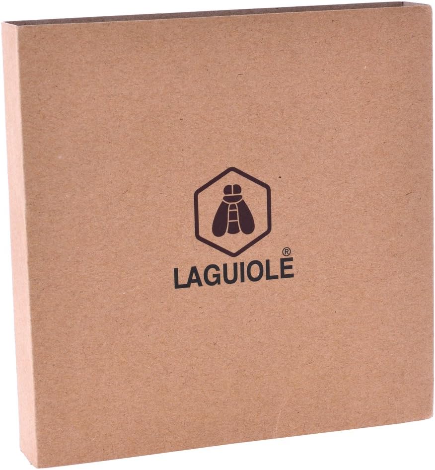 LAGUIOLE - Sommelier Double Levier - Manche en Bois de Pakka et Métal - Design élégant - Acier inoxi