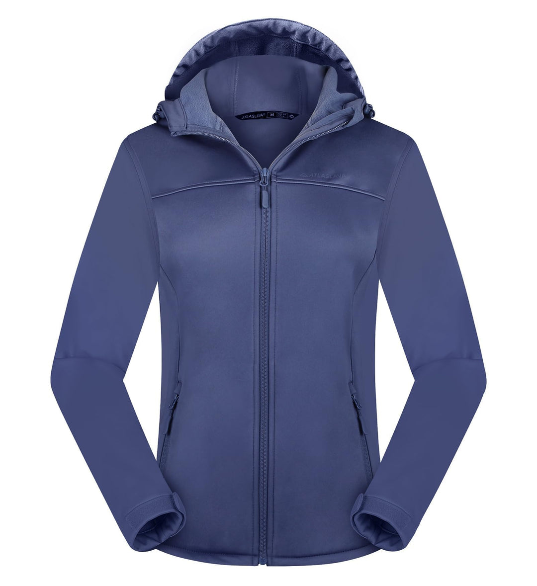 Damen Softshelljacke Wasserdichte Atmungsaktive Leichte Fleece Kapuze Übergangsjacke Laufen Wanderja