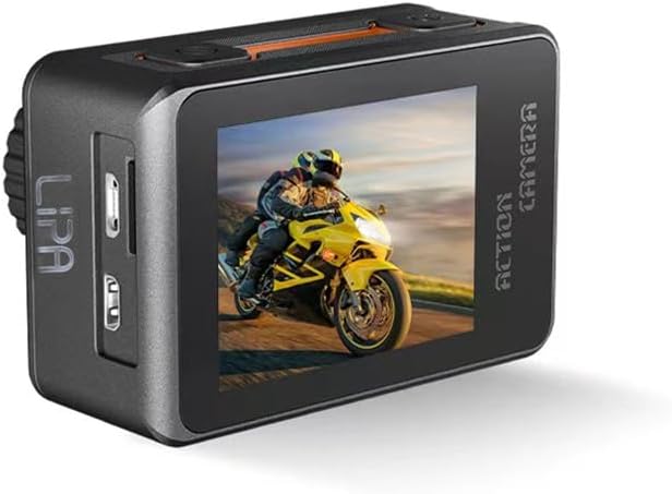 Lipa AT-M82TR Action Kamera IPS WiFi - Action Kamera wasserdicht -IMX Sensor - 21 Zubehör- 6K Auflös