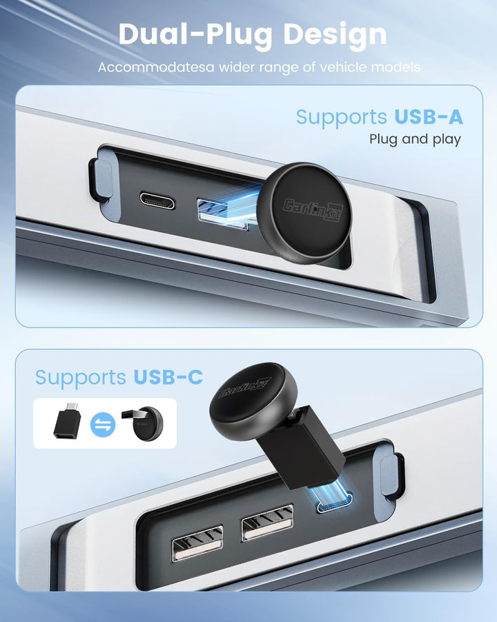 CarlinKit MINI Ultra3 – der neueste kabellose CarPlay- und Android Auto-Adapter, der kabelgebundene