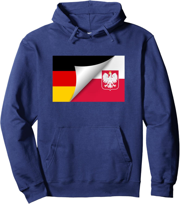 Polen Deutschland Flagge Polnische Deutsche Flagge Pullover Hoodie