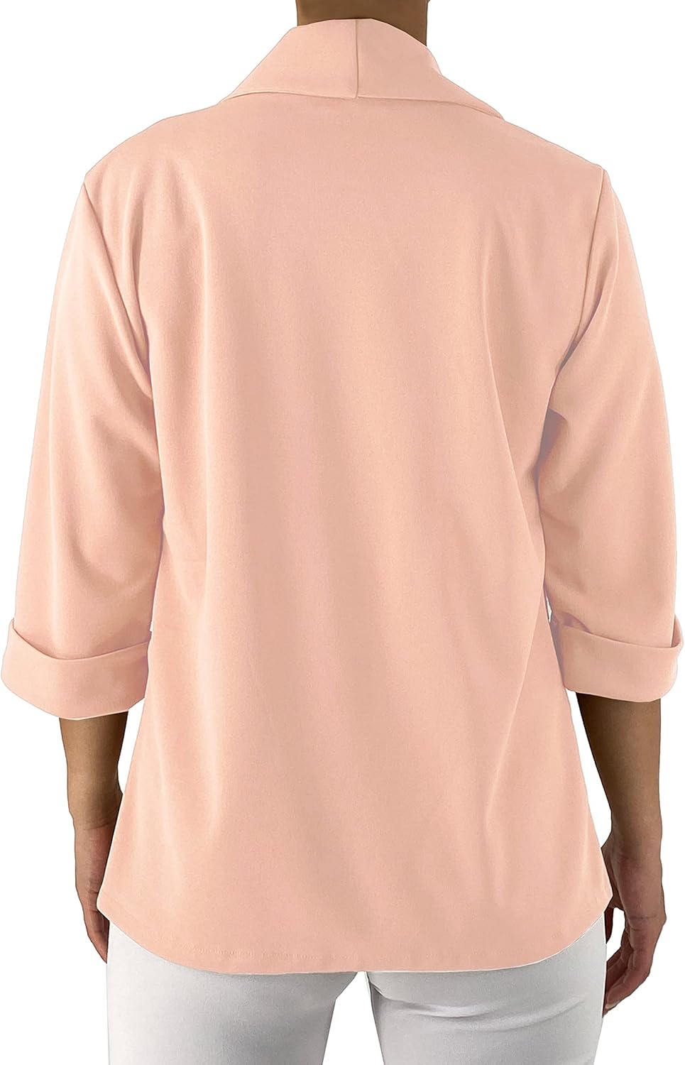 JOPHY & CO. Damen Blazer Jacke mit Taschen (cod. 5572) 3XL Rosa, 3XL Rosa