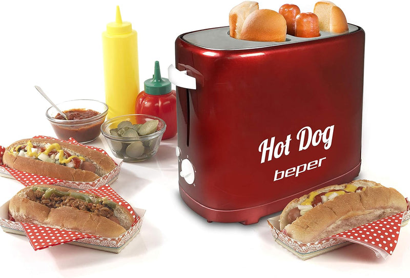 BEPER BT.150Y Maschine, Hot Dog, 750 W, Kunststoff,