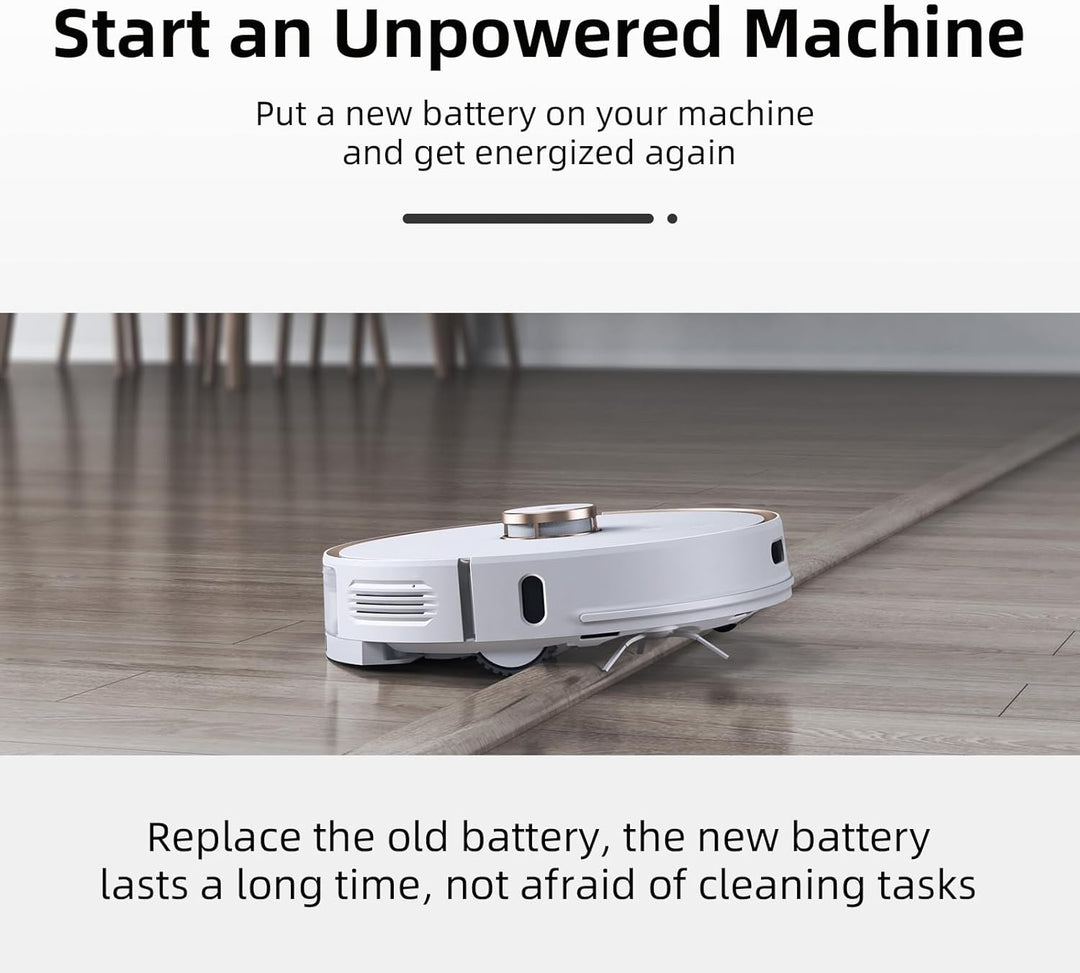 K KYUER New Staubsauger Akku Kompatibel mit Laresar L6 Pro VIOMI S9 Ultenic T10 Robotic Vacuum Clean
