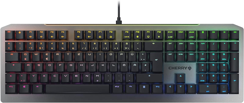 CHERRY MV 3.0, mechanische Gaming-Tastatur mit RGB-Beleuchtung, Deutsches Layout (QWERTZ), leuchtsta