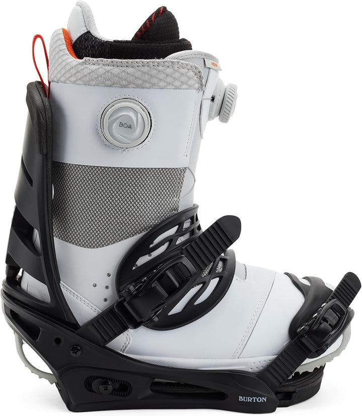 Burton Men's Mission Re:Flex Snowboard Binding Schwarz L, Schwarz L