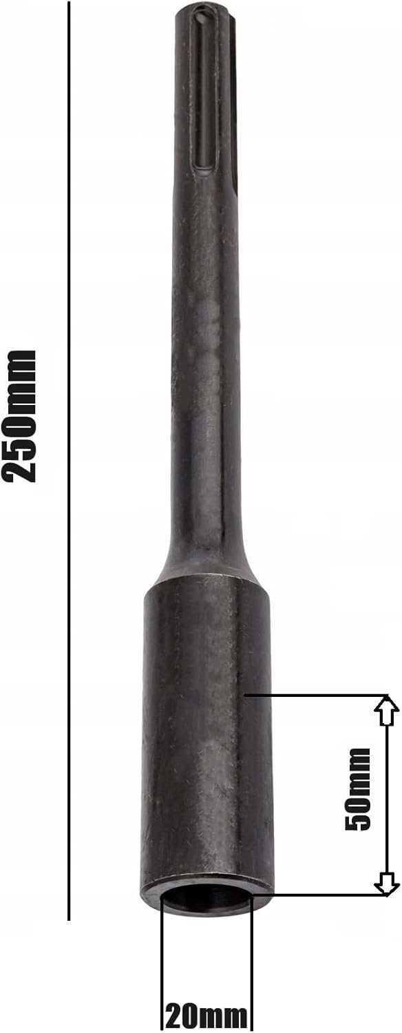 Tiefenerder Erder Erdung SET Ø20mm V2A Edelstahl - Längenauswahl (SDS F), SDS F