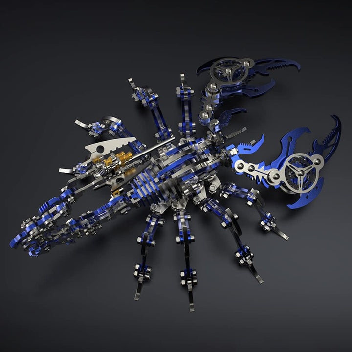 FANGZI 3D Metall Puzzle Skorpion König Kit 200 Teile Metall 3D Puzzle Modellbausatz, Adventskalender