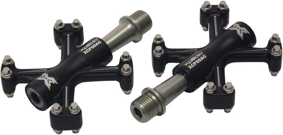 Xpedo Traverse 5 // Plattform-Pedal Schwarz, Schwarz