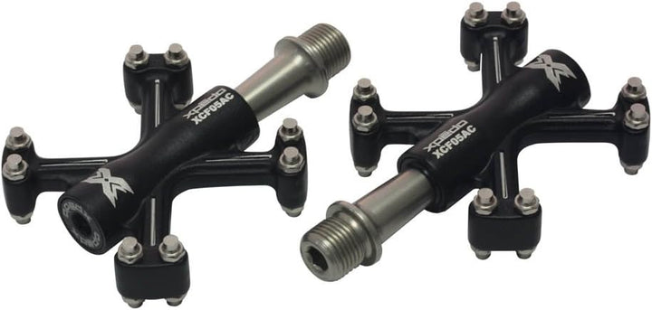 Xpedo Traverse 5 // Plattform-Pedal Schwarz, Schwarz