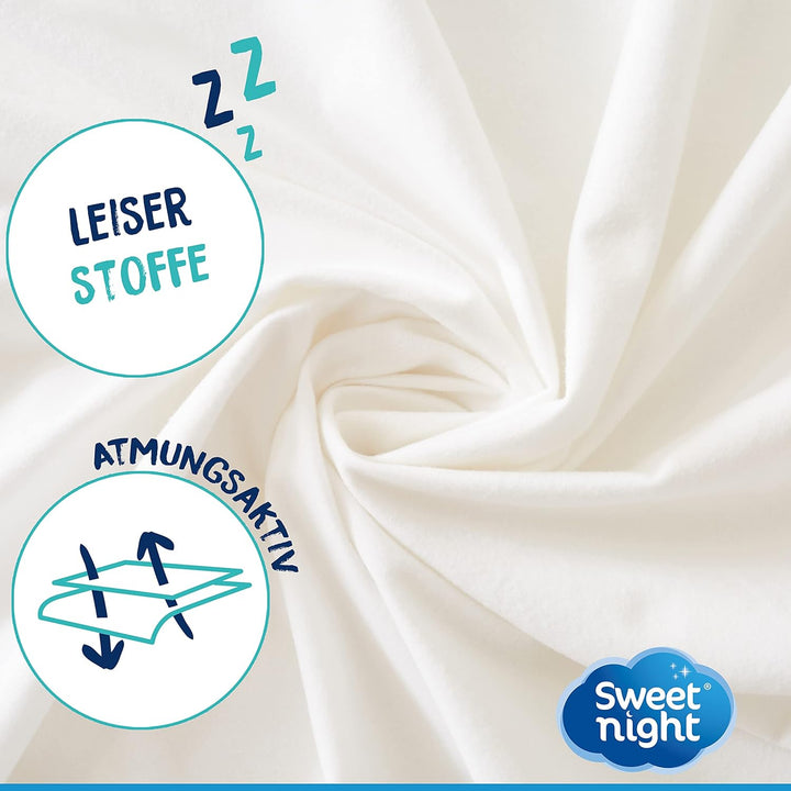 SWEET NIGHT - Matratzenschoner 160x200 cm | wasserdichte und mikroatmungsaktive Matratzenauflage | S