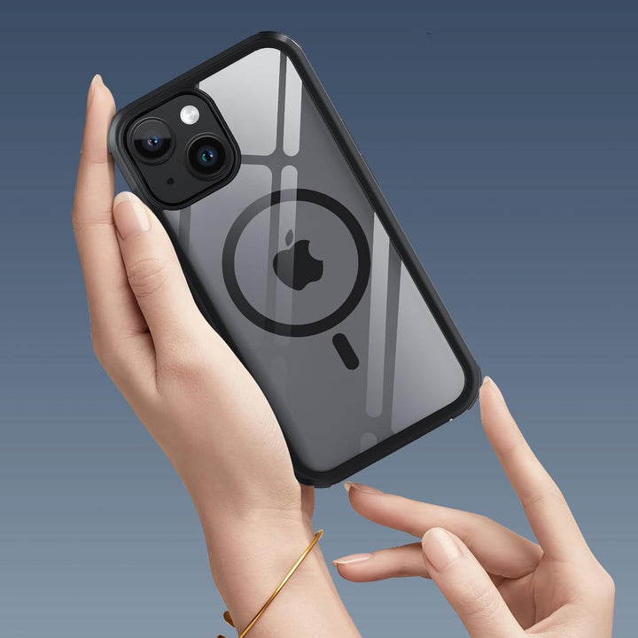 Holidi iPhone 14 Hülle für Magsafe, 360 Grad Hülle iPhone 14, Schutzhülle Handyhülle mit Eingebautem