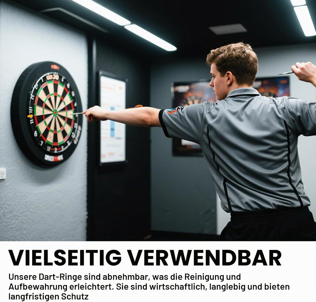 Dartboard Wandschutz: Selbstklebende Dartscheiben Umrandung, Faserplatte für Wandschutz, Dartboard-R