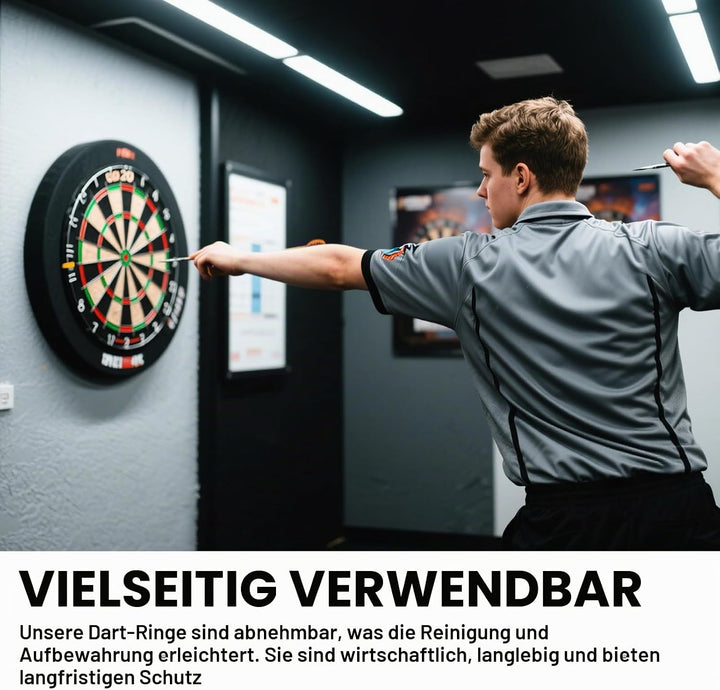 Dartboard Wandschutz: Selbstklebende Dartscheiben Umrandung, Faserplatte für Wandschutz, Dartboard-R