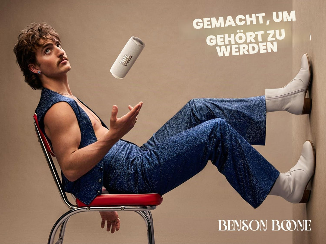 JBL Flip 7, kabelloser tragbarer Bluetooth-Lautsprecher, Rot JBL Flip 7 Rot/Ausflug, einfarbig (Geta