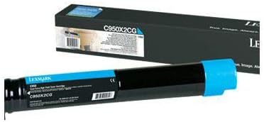 Lexmark C950X2CG C950 Tonerkartusche Extra Hohekapazität, cyan, Cyan