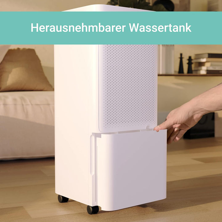 SUNTEC DryFix 16 select APP Luftentfeuchter – Für Räume bis 42 m2 bzw. 100 m3 – Entfeuchter mit App