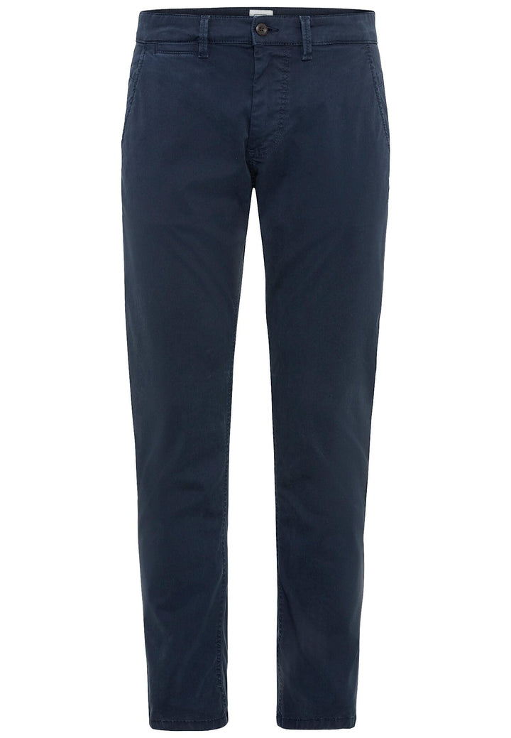 camel active Herren Slim Fit Chino 32W / 34L Blau, 32W / 34L Blau