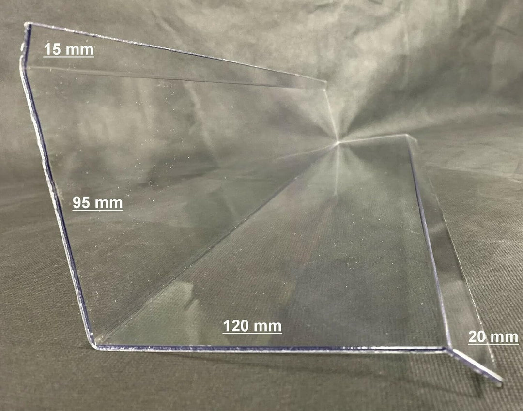 Wandanschluss seitlich, Polycarbonat, für Wellplatten Sinus 76/18 und Trapez 70/18, glasklar PROFI Q