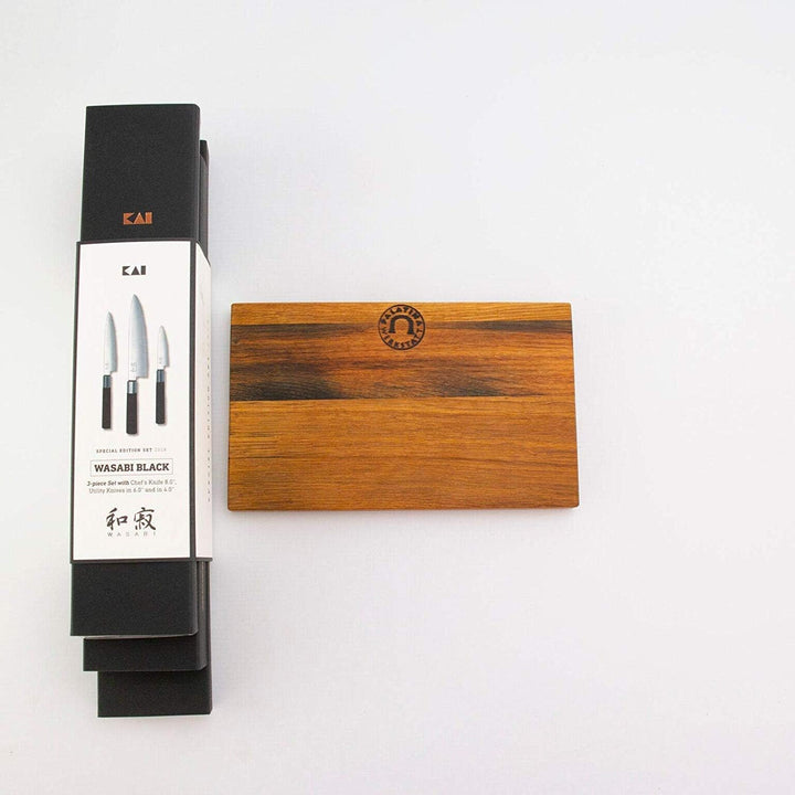 Kombatibel Kai Wasabi Black Messerset 3 ultrascharfe Officemesser/Allzweckmesser/Kochmesser + Schnei