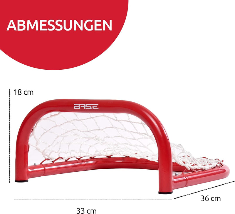 BASE – Streethockey Skill Goal 12“ 33x36x18cm, Outdoor-Tor, Tor für Hockeybälle & Pucks, Streethocke