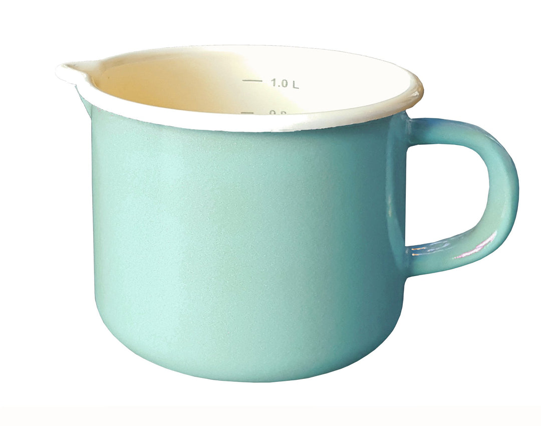 Karl Krüger Milchtopf, Emaille, Mint, 12 cm 12cm Mint, 12cm Mint