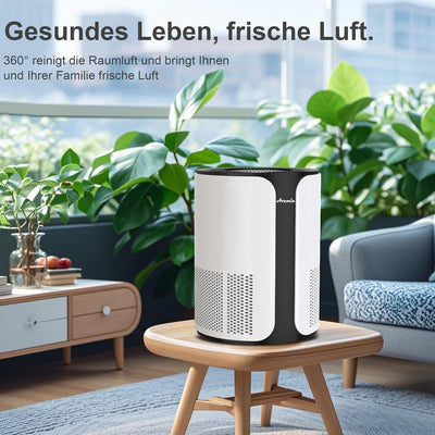 Avamia Luftreiniger für grosse Räume bis zu 100 ㎡, H14 HEPA Luftreiniger für Schlafzimmer und Hausti