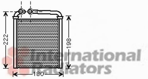VAN WEZEL 58006256 Wärmetauscher, Innenraumheizung